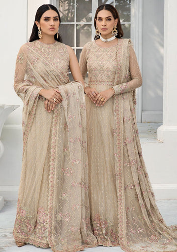 Formal Dress - Zarif - De Luxury - Chiffon - ZDL#08 (Jasmine)