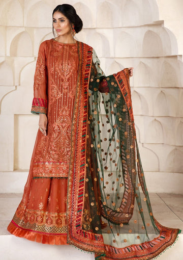 Formal Dress - Zarif - Gulzaar - Festive - ZFG#02 (MERIGOLD)