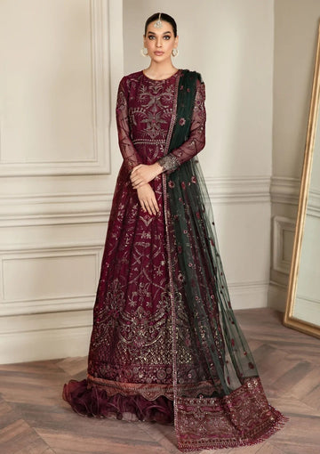 Formal Dress - Zarif - Mehroze - BERRY WOOD