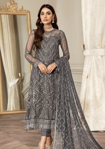 Formal Dress - Zarif - Mehroze - STORM GREY