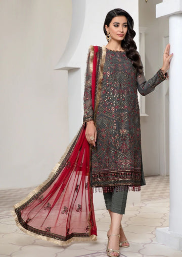 Formal Dress - Zarif - Pareesia - D#04 GRANITE