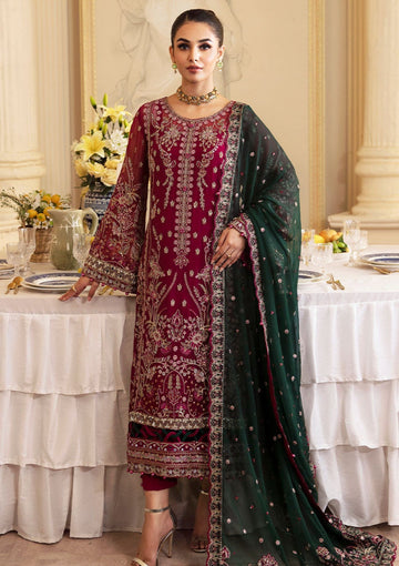 Formal Collection - Gulaal - Embroidered Chiffon - Vol 02 - GEC24#04 - Blanca