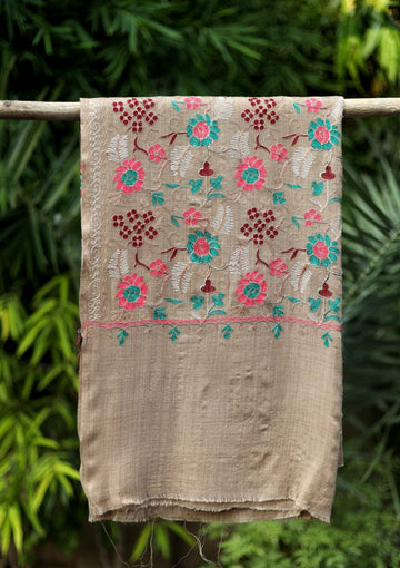 Ari Work Wool Shawl D - 69 - Golden