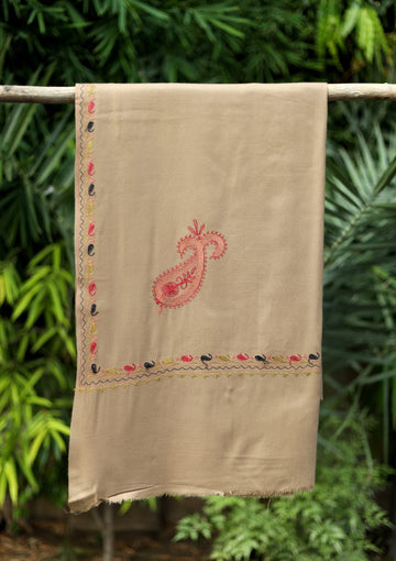 Ari Work Wool Shawl D - 102 - L Gold