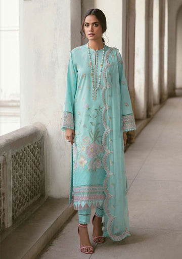 Lawn Collection - Afrozeh - Lamhay - AL#04 (Crystal Cyan)