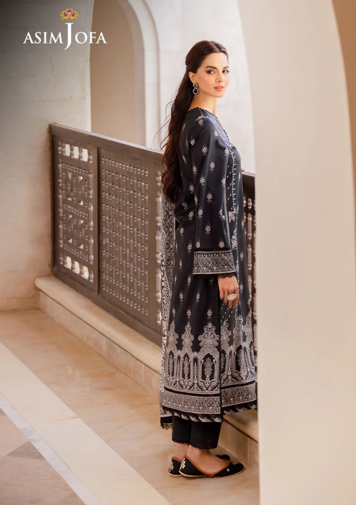 Lawn Collection - Asim Jofa - Monochrome - AM24#05