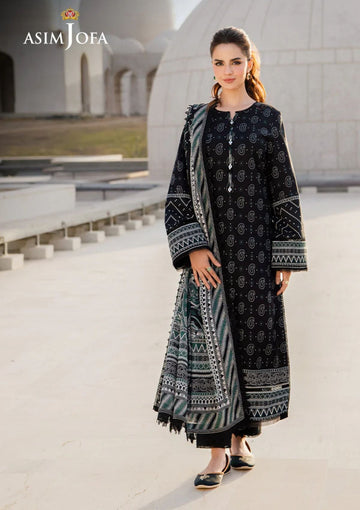 Lawn Collection - Asim Jofa - Monochrome - AM24#01