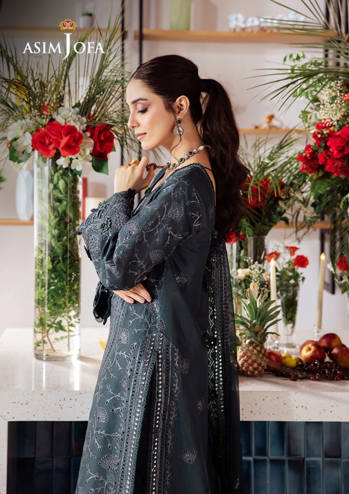 Lawn Collection - Asim Jofa - Uraan - AJUR#24-01