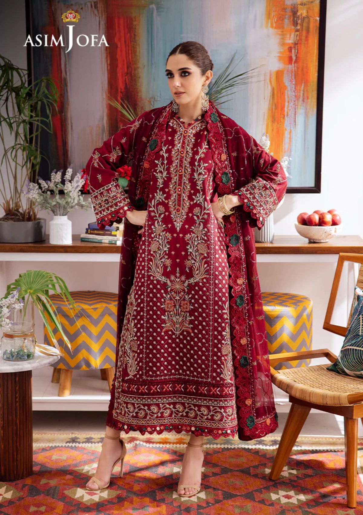 Lawn Collection - Asim Jofa - Uraan - AJUR#24-04