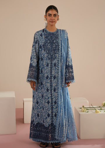 Lawn - Afrozeh - Floral Charm - AFC25#05 - Kalina