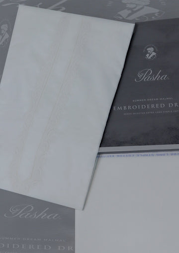 Pasha Embroidered Dream D#2110 (White)