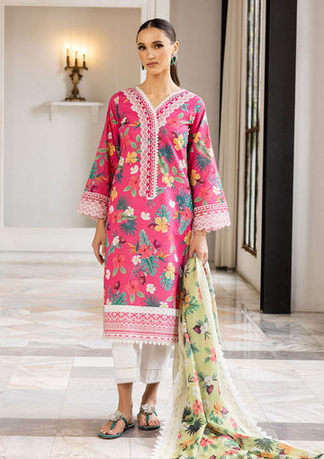 Lawn Collection - Zainab Chottani - Tahra - ZCT#2B - WILD BLOSSOM