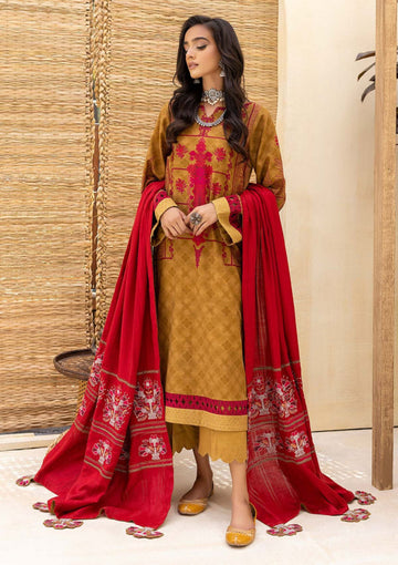 Winter Collection - Charizma - Khaddar With Pasmina Shawl - CKD#11