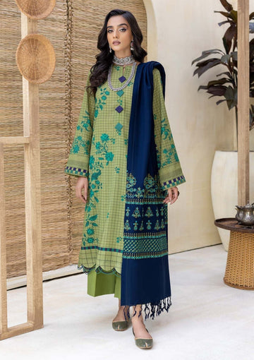 Winter Collection - Charizma - Khaddar With Pasmina Shawl - CKD#2