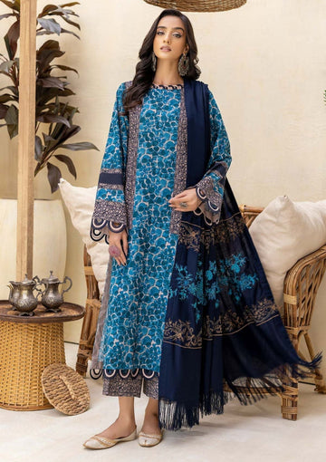 Winter Collection - Charizma - Khaddar With Pasmina Shawl - CKD#3