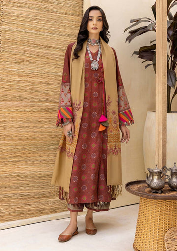 Winter Collection - Charizma - Khaddar With Pasmina Shawl - CKD#4