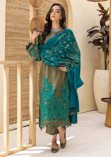 Winter Collection - Charizma - Khaddar With Pasmina Shawl - CKD#5