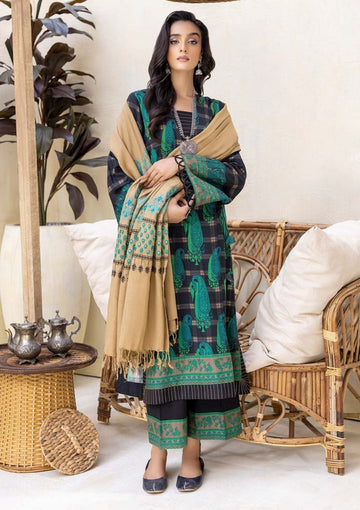 Winter Collection - Charizma - Khaddar With Pasmina Shawl - CKD#7