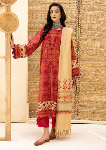 Winter Collection - Charizma - Khaddar With Pasmina Shawl - CKD#8