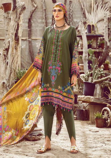 Winter Collection - Maria B - M print - Desert Rose - D#10 A