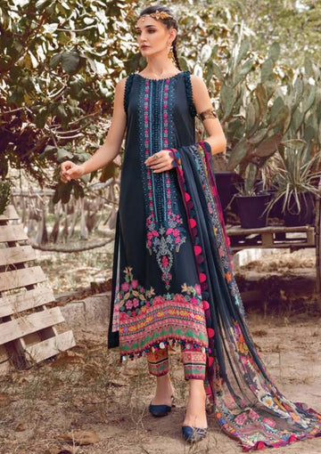 Winter Collection - Maria B - M print - Desert Rose - D#10 B