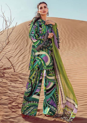 Winter Collection - Maria B - M print - Desert Rose - D#4 A