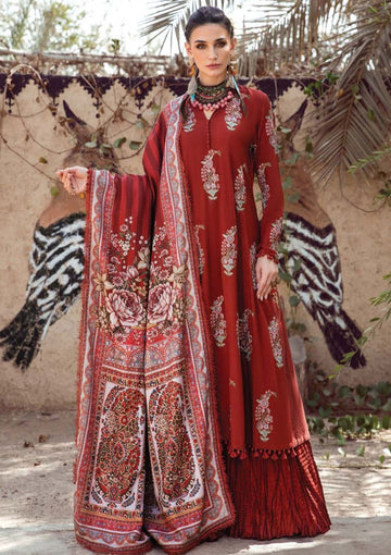 Winter Collection - Maria B - M print - Desert Rose - D#8 B
