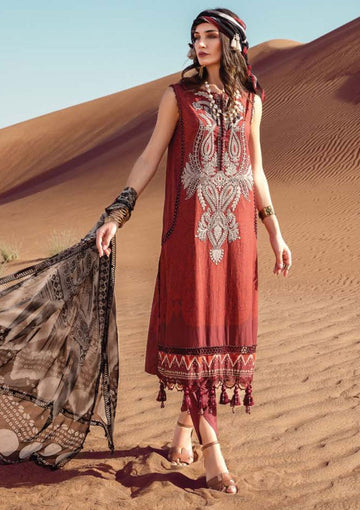 Winter Collection - Maria B - M print - Desert Rose - D#9 A