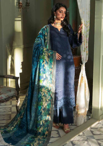Winter Collection - Nureh - Chikankari - Leather Peach - NEP#11