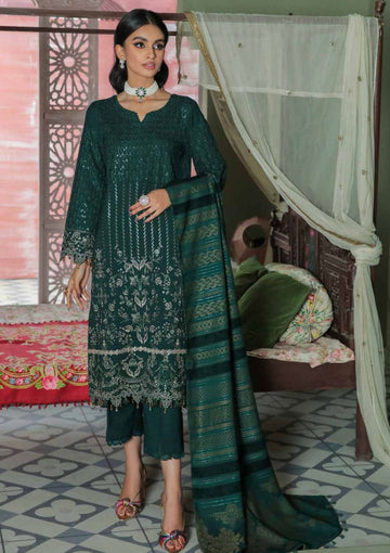 Winter Collection - Nureh - Chikankari - Leather Peach - NEP#16