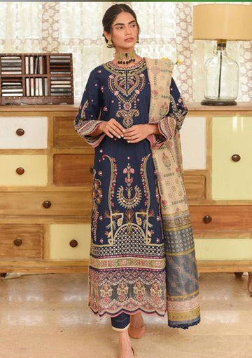 Winter Collection - Qalamkar - Qline - Linen - Zoya - VL#11