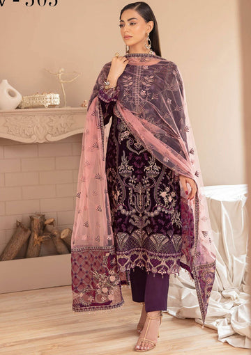 Winter Collection - Ramsha - Velvet - V05 - V#505