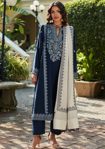 Winter Collection - Zaha - Unstitched - D#1 - Elmas
