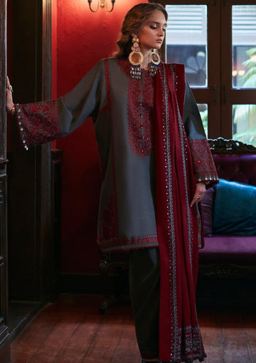 Winter Collection - Zaha - Unstitched - D#14 - Nehir