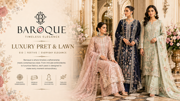 Baroque Pakistani Fashion: Timeless Elegance for UK Women