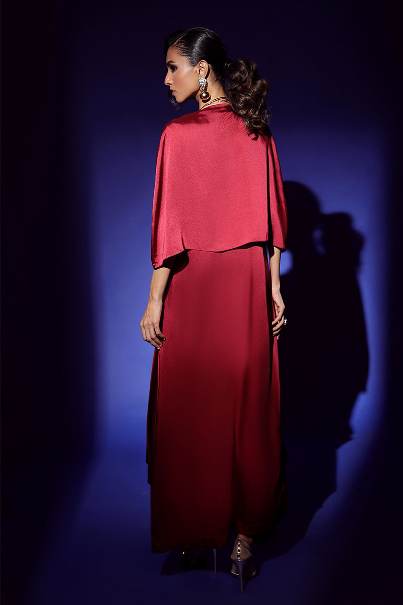 Wardha Saleem | Luxury Pret Fusion Wear | VEGA DRAPE (2PC) - Official Wardha Saleem stockist in UK - Sakeena London