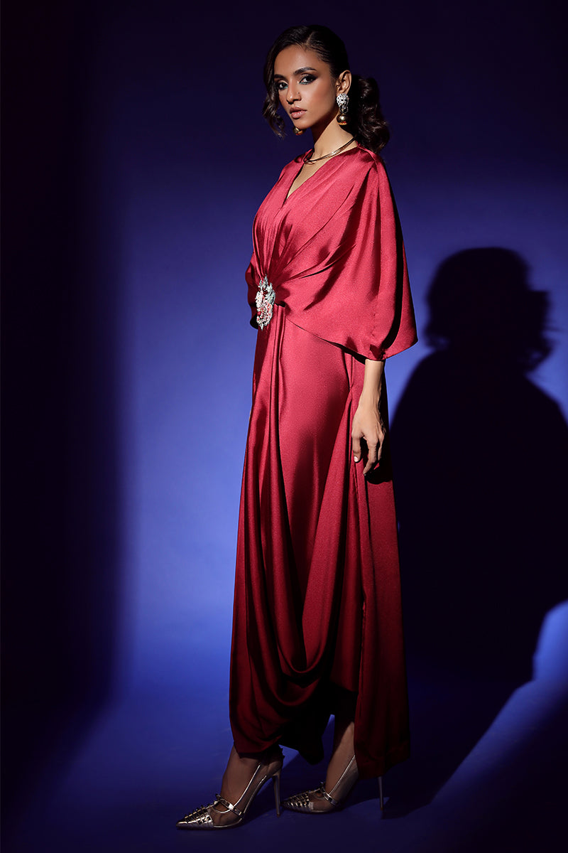 Wardha Saleem | Luxury Pret Fusion Wear | VEGA DRAPE (2PC) - Official Wardha Saleem stockist in UK - Sakeena London