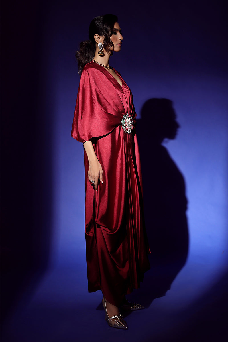 Wardha Saleem | Luxury Pret Fusion Wear | VEGA DRAPE (2PC) - Official Wardha Saleem stockist in UK - Sakeena London