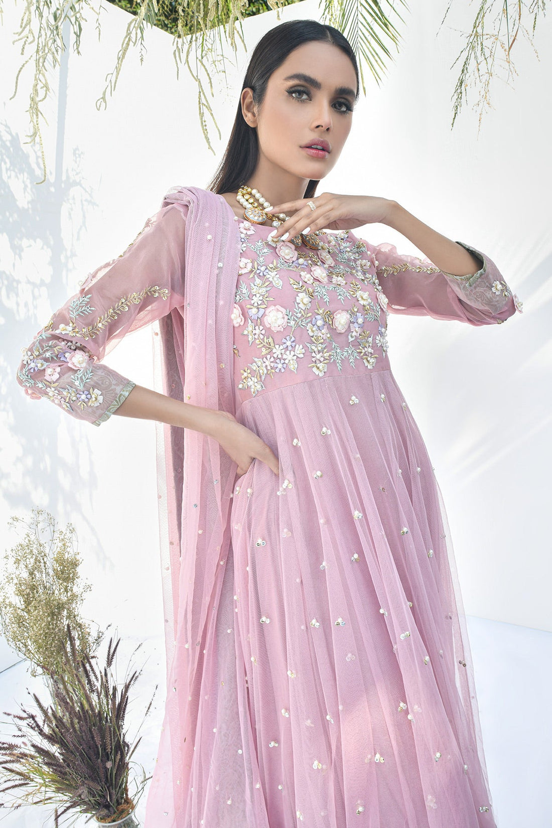Fatima Khan | Luxury Pret 24 | BALLET PINK - Official Fatima Khan stockist in UK - Sakeena London
