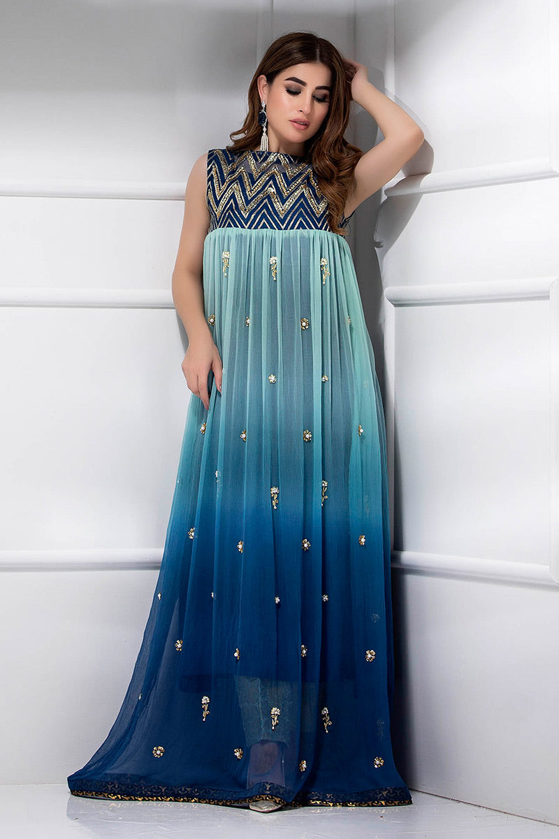 Fatima Khan | Luxury Pret 24 | DAZZLING BLUE - Official Fatima Khan stockist in UK - Sakeena London