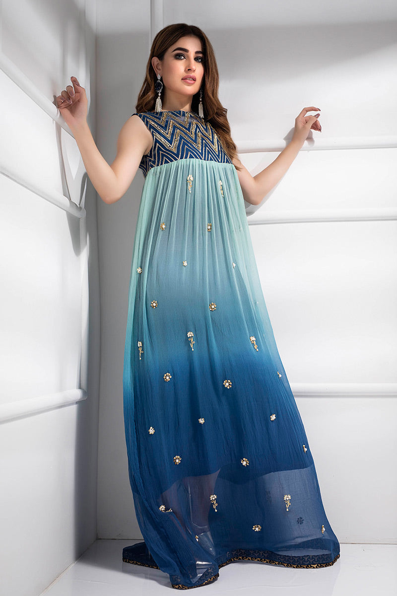 Fatima Khan | Luxury Pret 24 | DAZZLING BLUE - Official Fatima Khan stockist in UK - Sakeena London