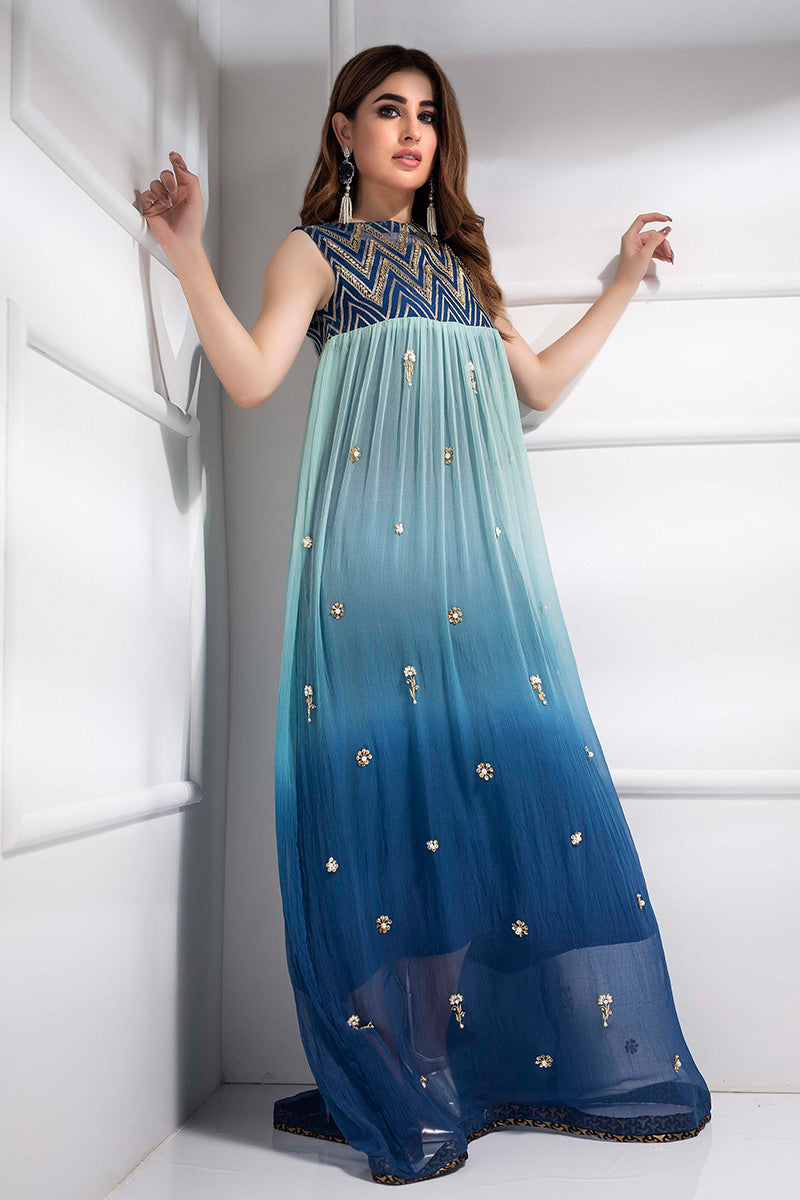 Fatima Khan | Luxury Pret 24 | DAZZLING BLUE - Official Fatima Khan stockist in UK - Sakeena London