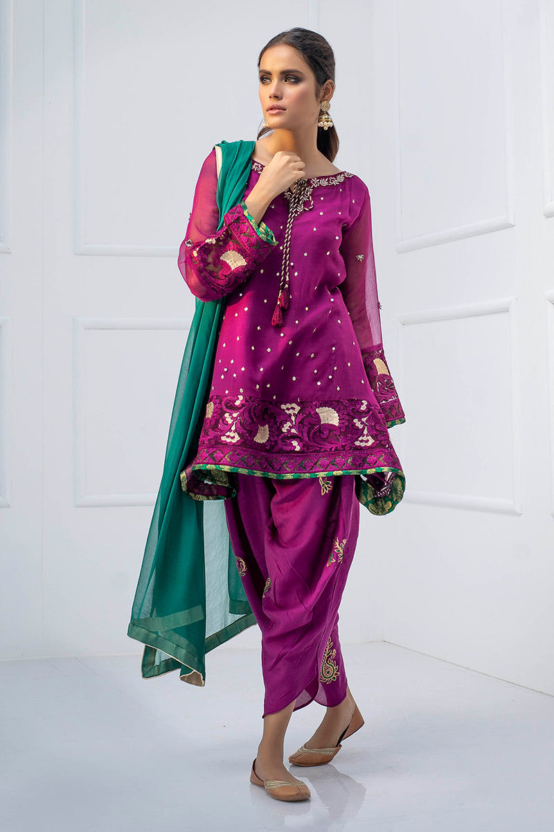 Fatima Khan | Luxury Pret 24 | MULBERRY PURPLE - Official Fatima Khan stockist in UK - Sakeena London