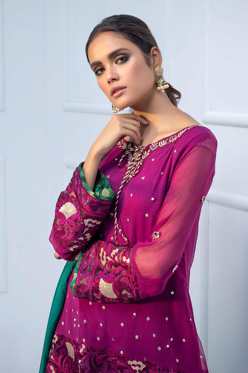 Fatima Khan | Luxury Pret 24 | MULBERRY PURPLE - Official Fatima Khan stockist in UK - Sakeena London