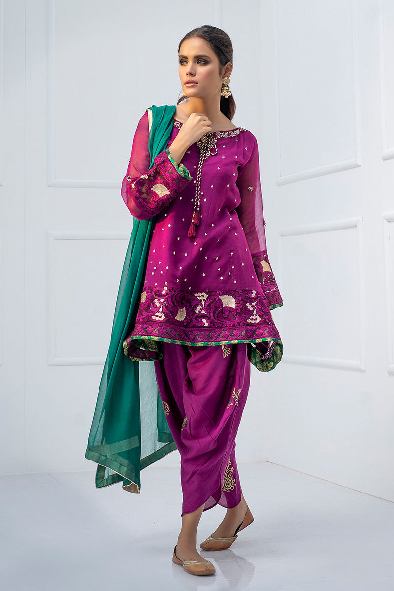 Fatima Khan | Luxury Pret 24 | MULBERRY PURPLE - Official Fatima Khan stockist in UK - Sakeena London