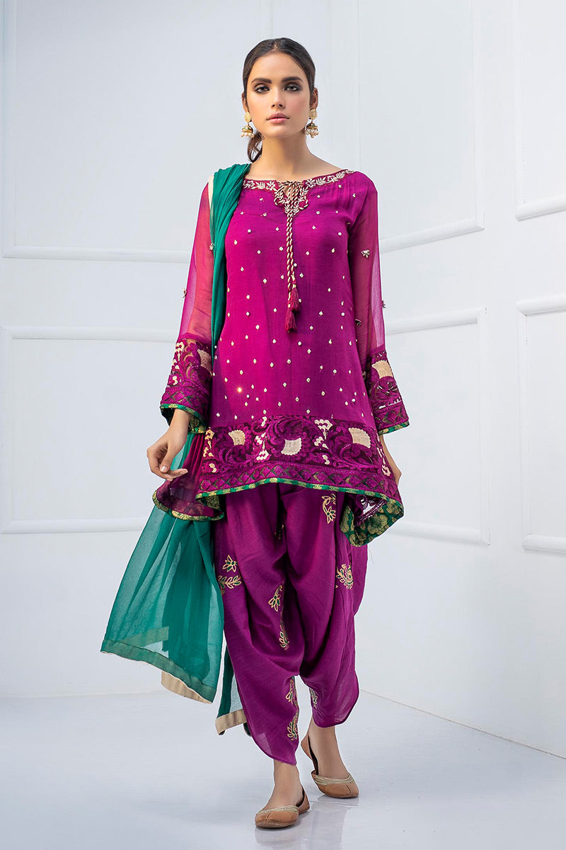 Fatima Khan | Luxury Pret 24 | MULBERRY PURPLE - Official Fatima Khan stockist in UK - Sakeena London