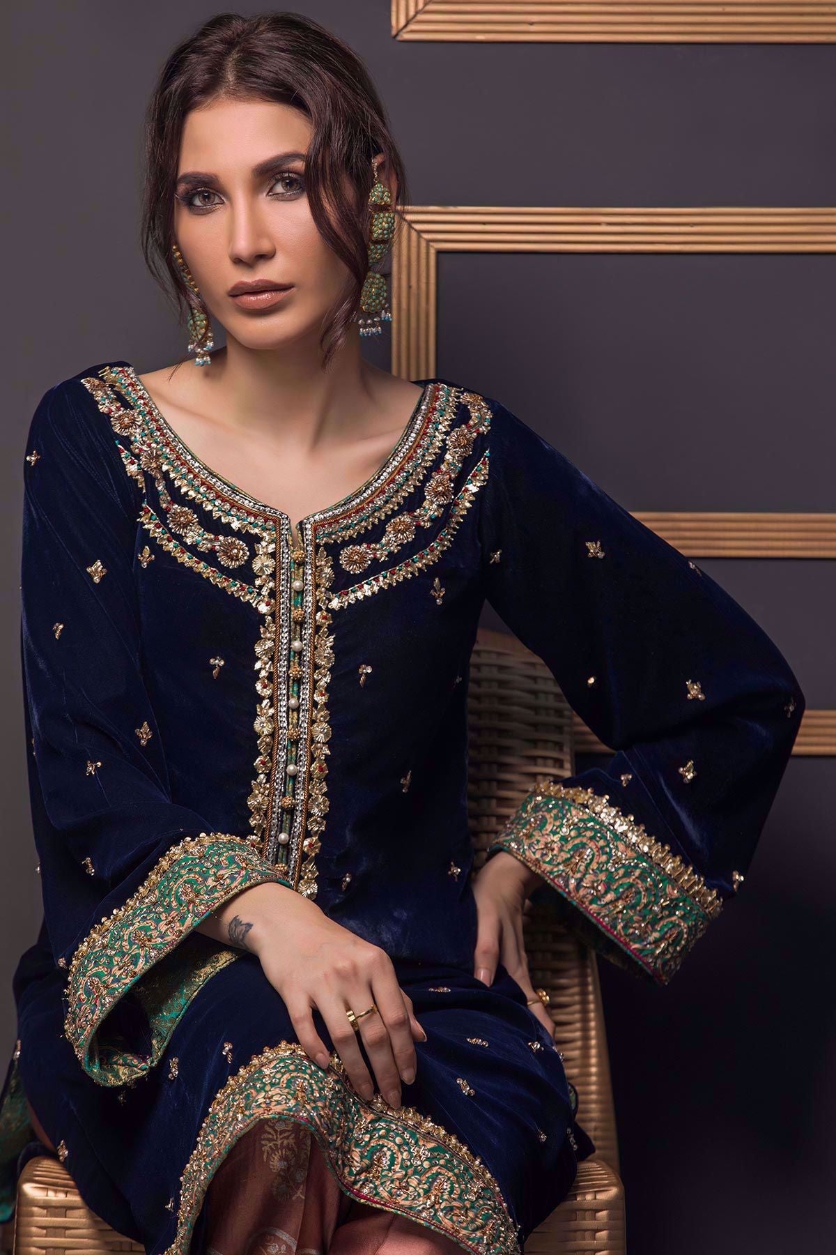Annus Abrar | Semi Formals | ETOILES BLEU - Official Annus Abrar stockist in UK - Sakeena London