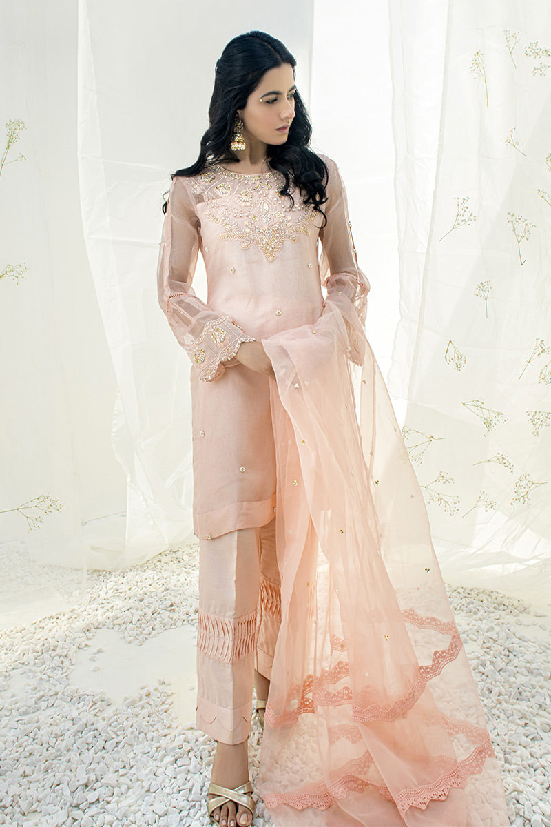 Fatima Khan | Luxury Pret 24 | OCHRE PEACH - Official Fatima Khan stockist in UK - Sakeena London