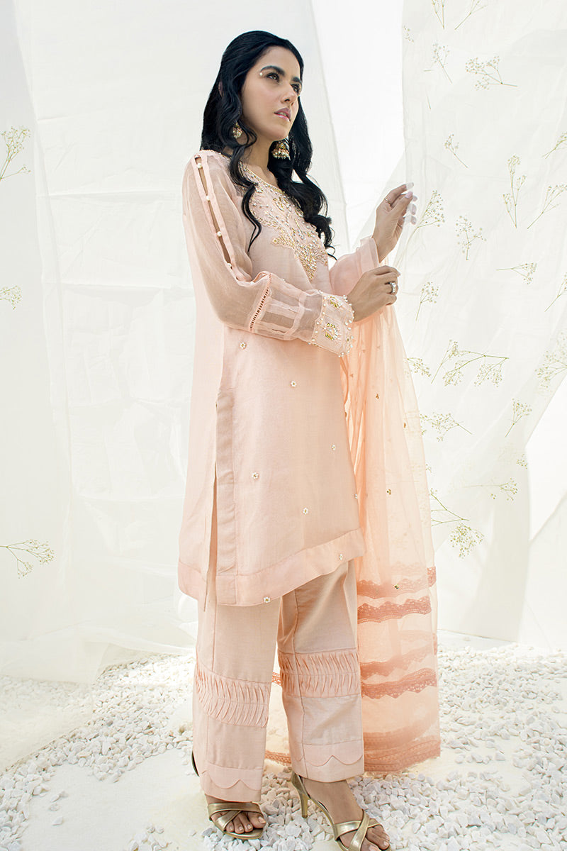 Fatima Khan | Luxury Pret 24 | OCHRE PEACH - Official Fatima Khan stockist in UK - Sakeena London