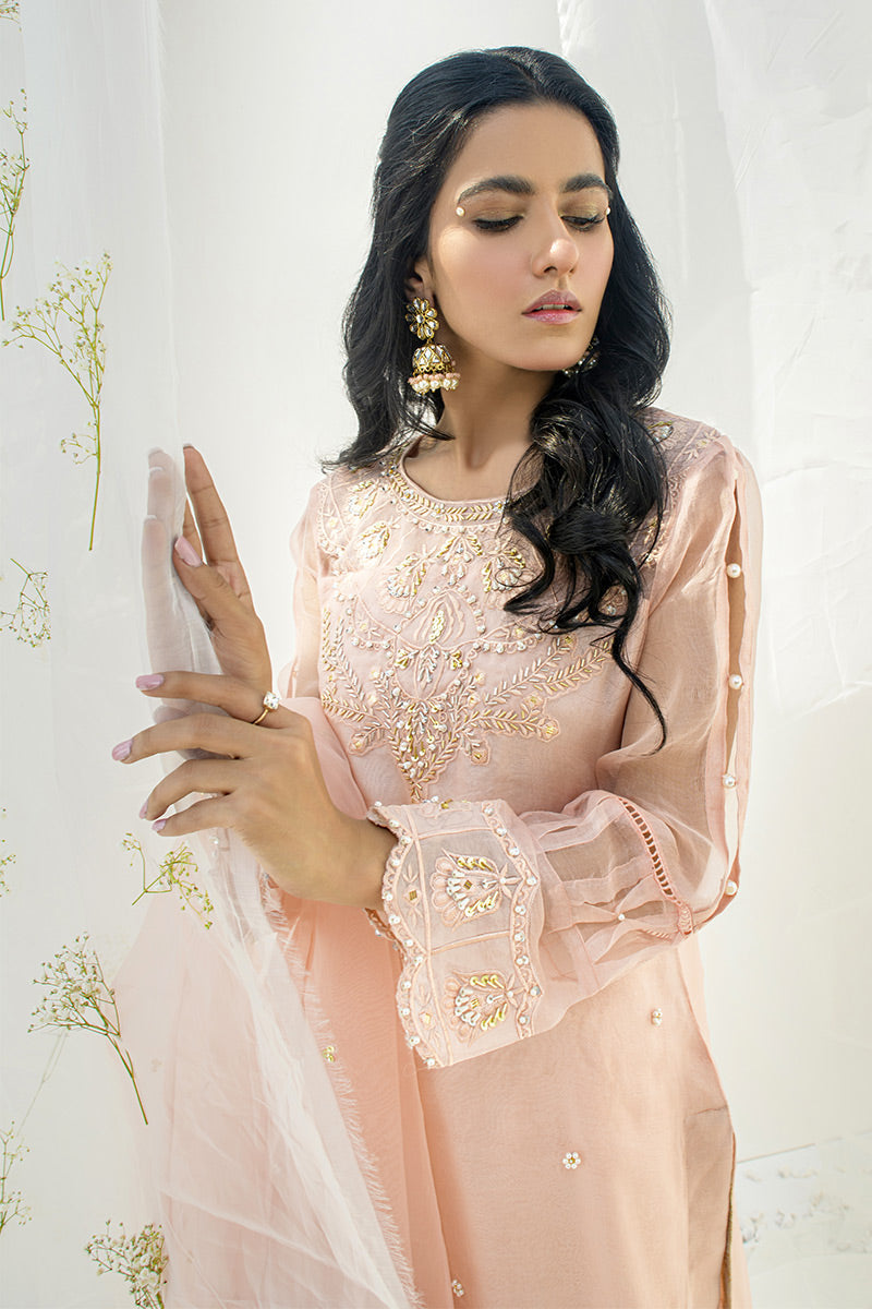Fatima Khan | Luxury Pret 24 | OCHRE PEACH - Official Fatima Khan stockist in UK - Sakeena London